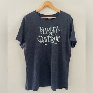 Harley-Davidson Blue Short Sleeve Tee